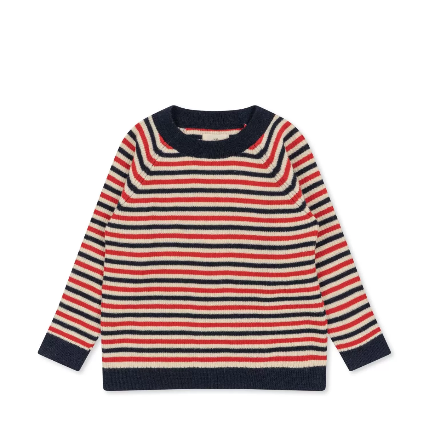 Born Konges Sløjd Meo Strikket Bluse - Navy Stripe