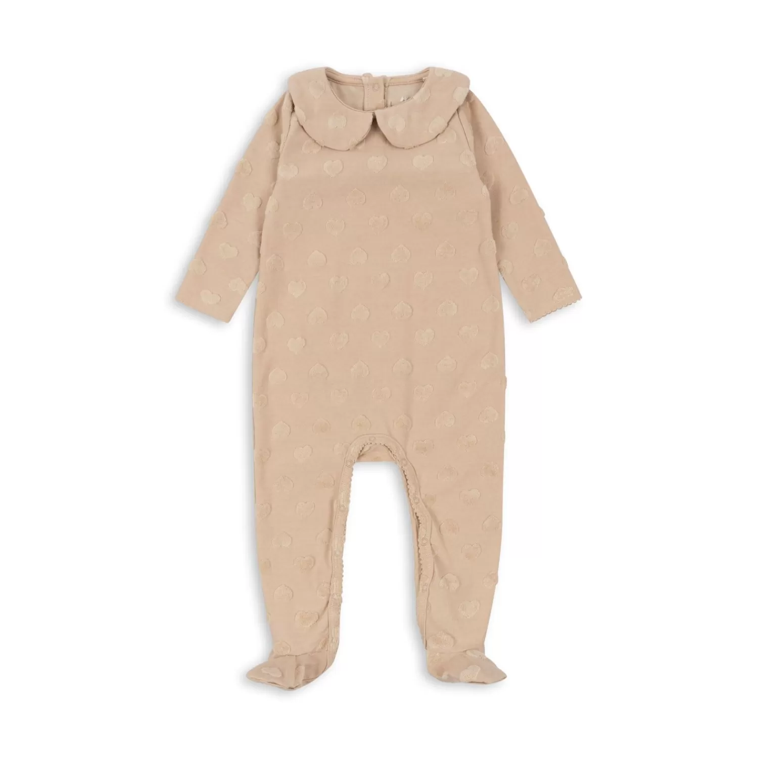 Born Konges Sløjd Miffie Collar Heldragt - Smoke Gray