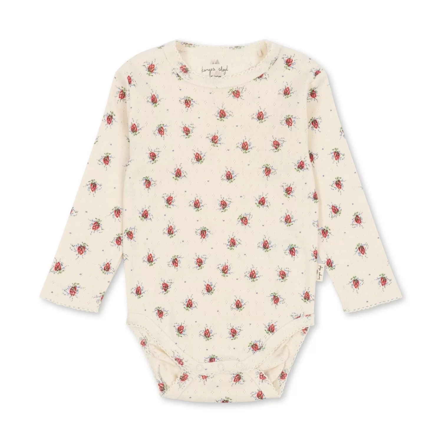 Born Konges Sløjd Minnie Bodystocking - Vita Rosa Mini