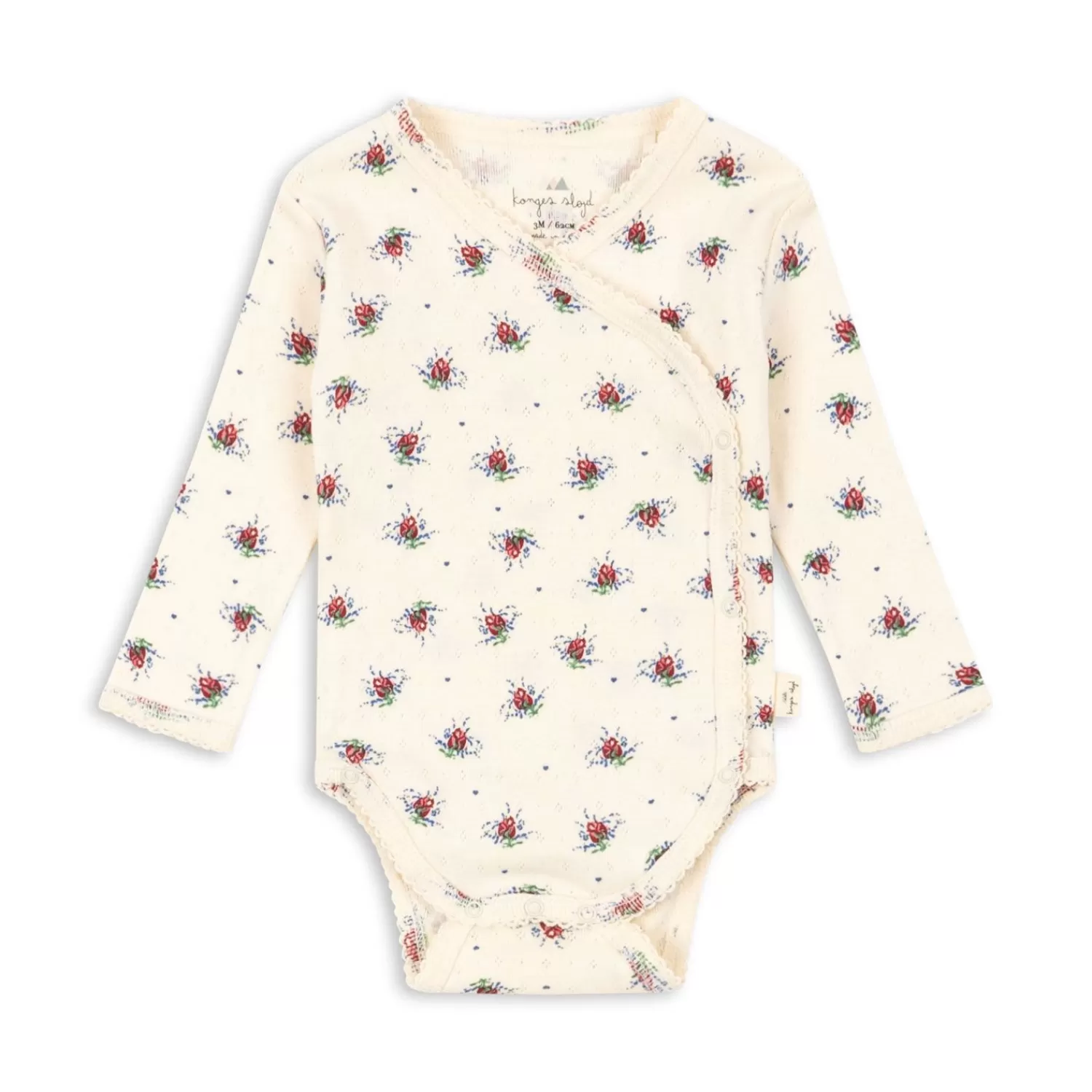 Born Konges Sløjd Minnie Bodystocking Til Nyfodte, - Vita Rosa Mini