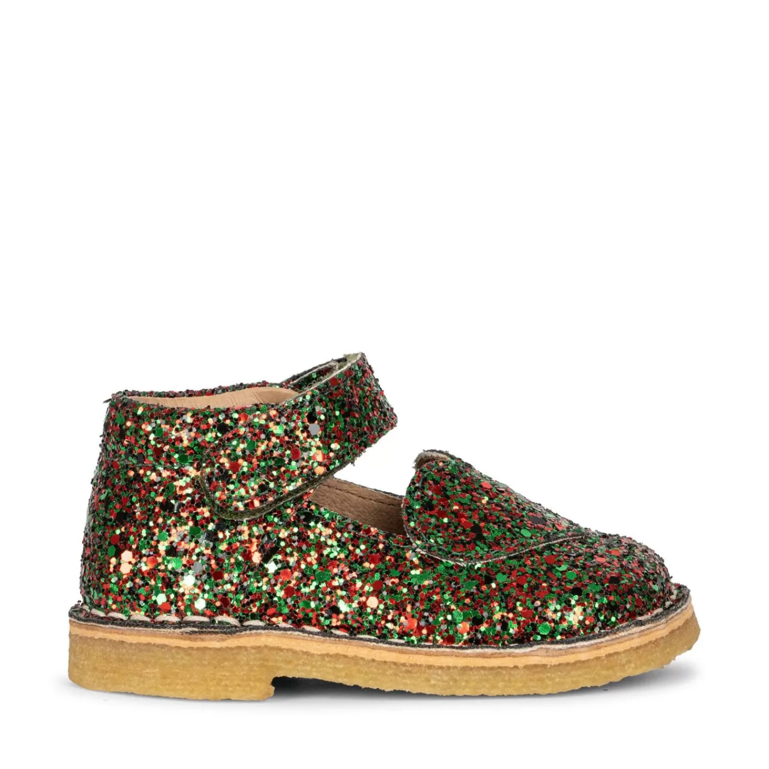 Born Konges Sløjd Minnie Coeur Glitter Shoes - Multi Glitter