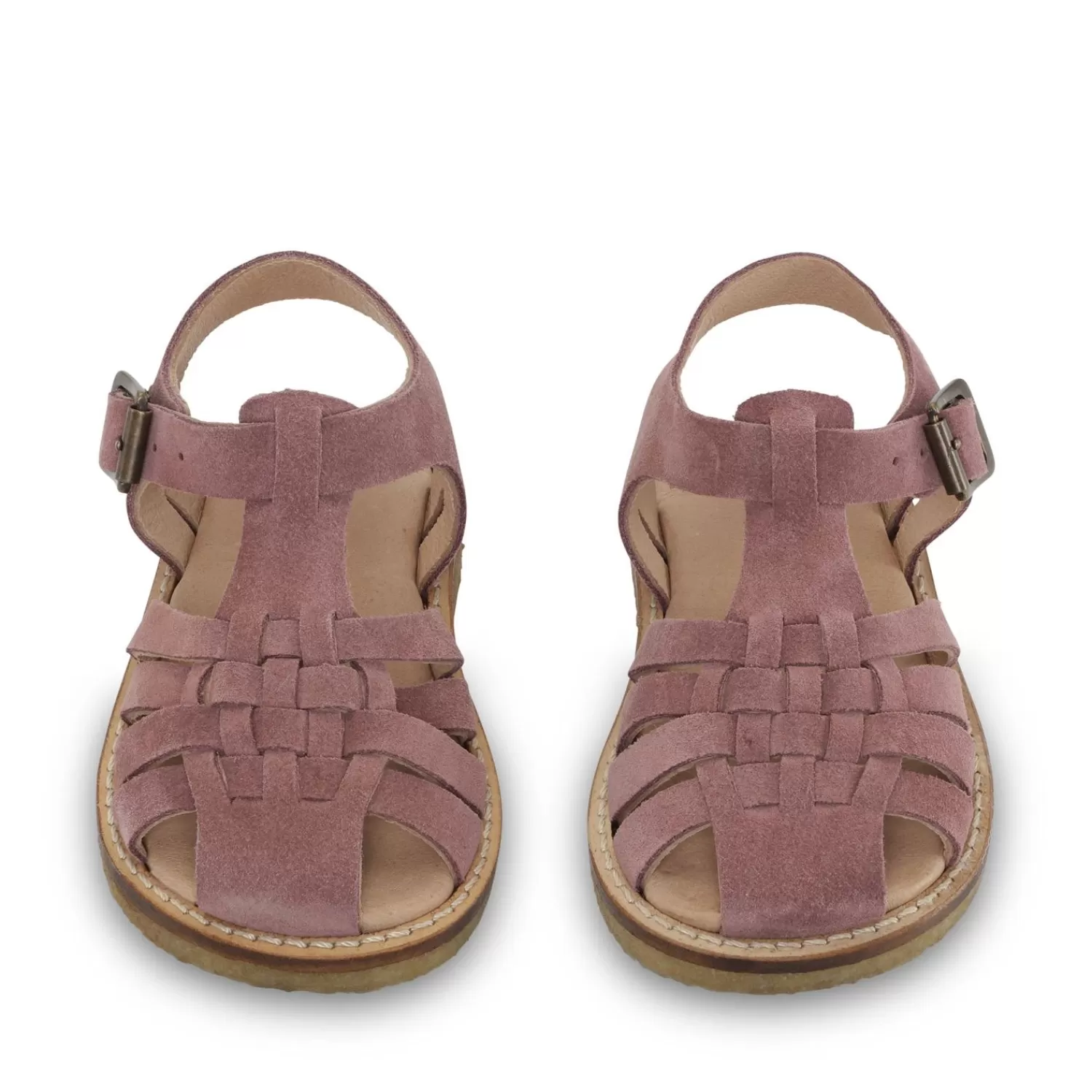 Born Konges Sløjd Minou Strap Sandals Suede - Brown Rose
