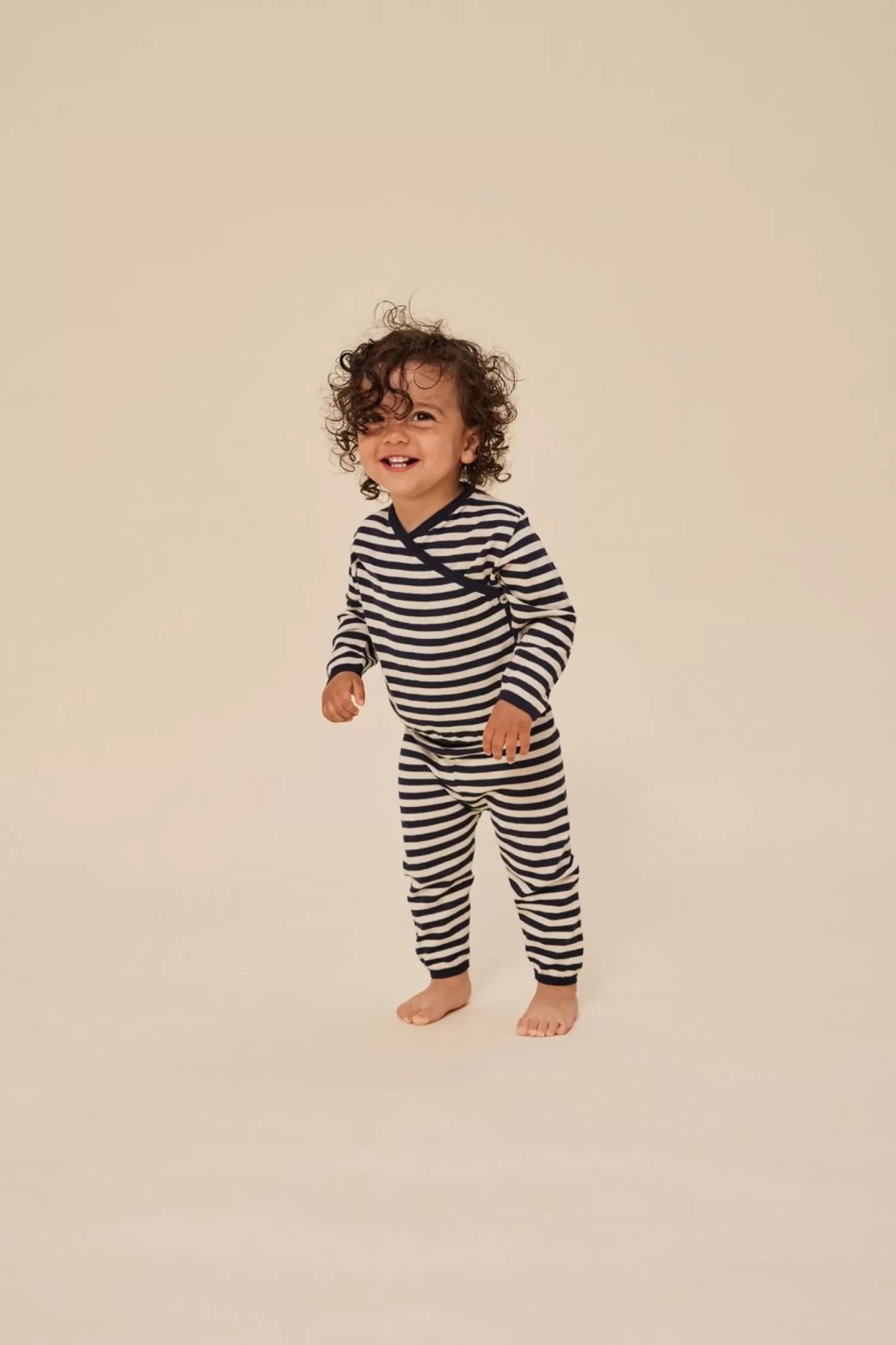Born Konges Sløjd Minu Striksaet Gots - Navy Stripe