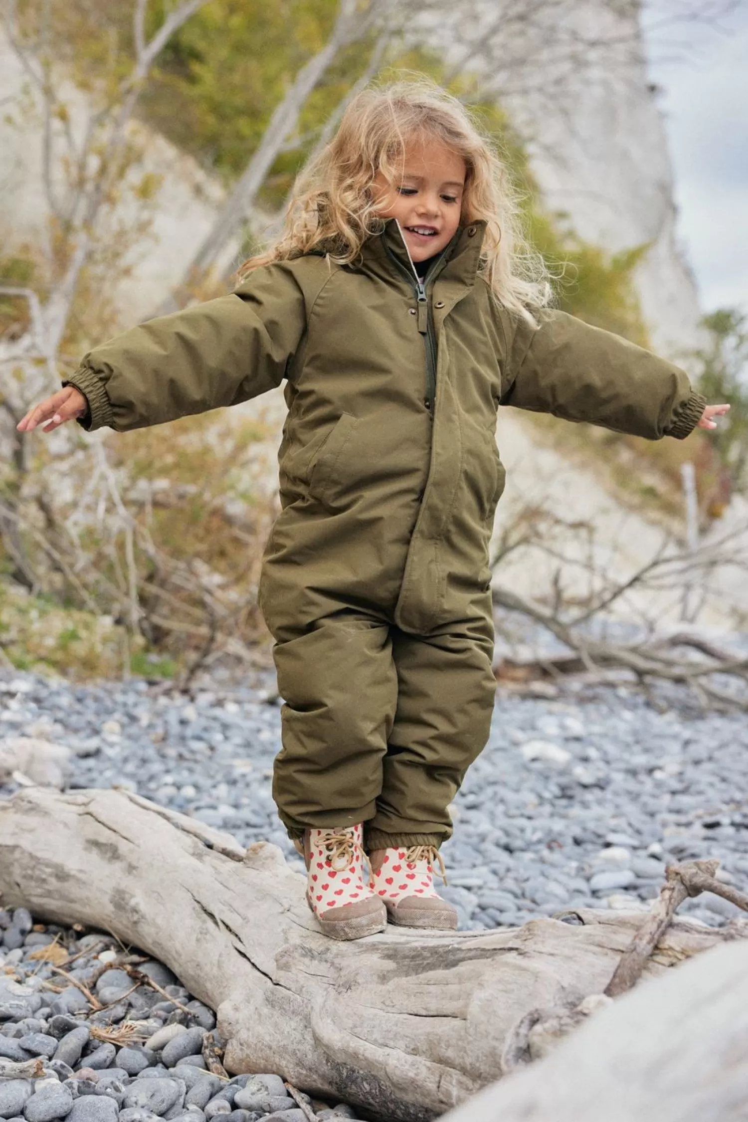 Born Konges Sløjd Nohr Flyverdragt Solid - Dark Olive