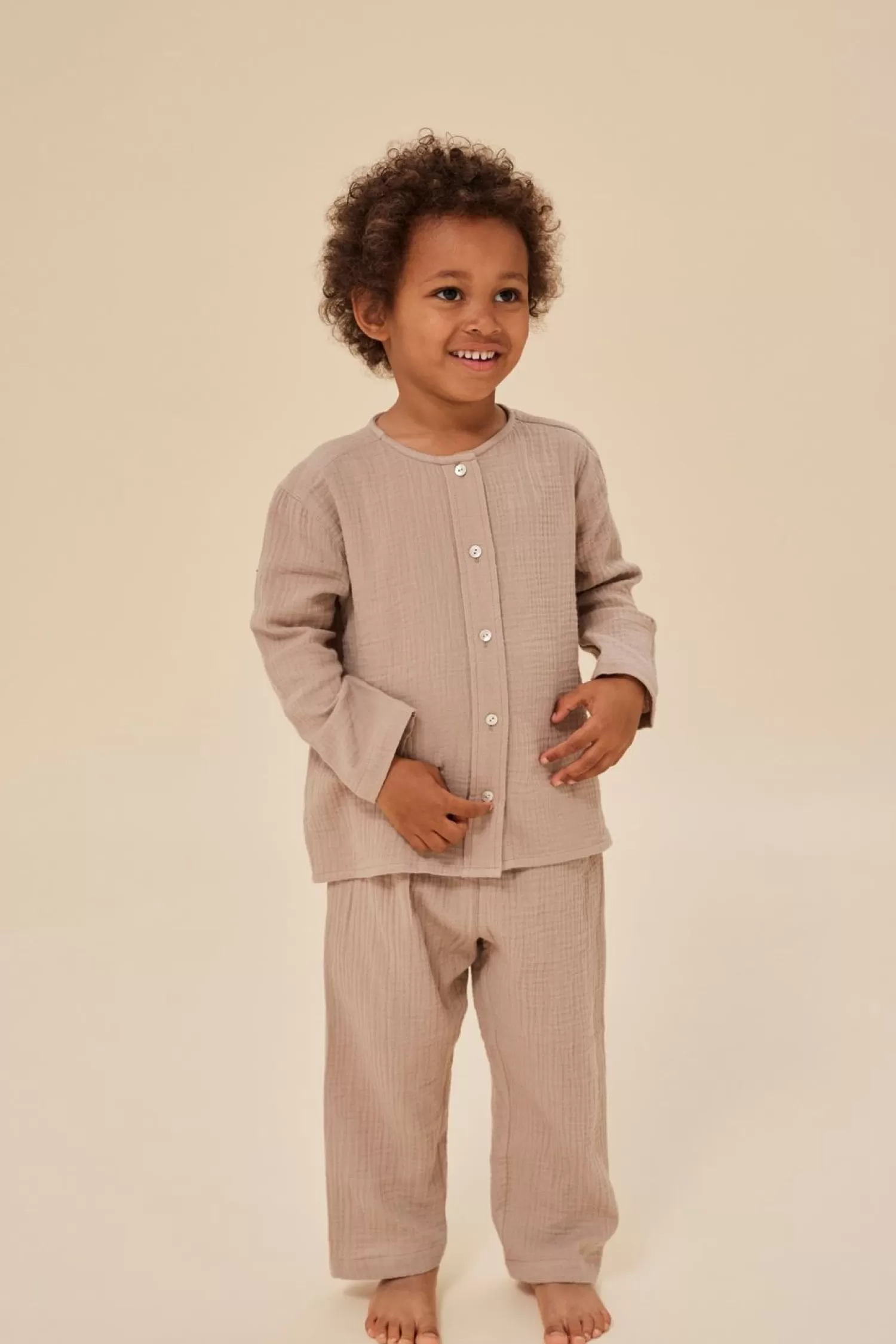 Born Konges Sløjd Olive Skjorte - Pure Cashmere