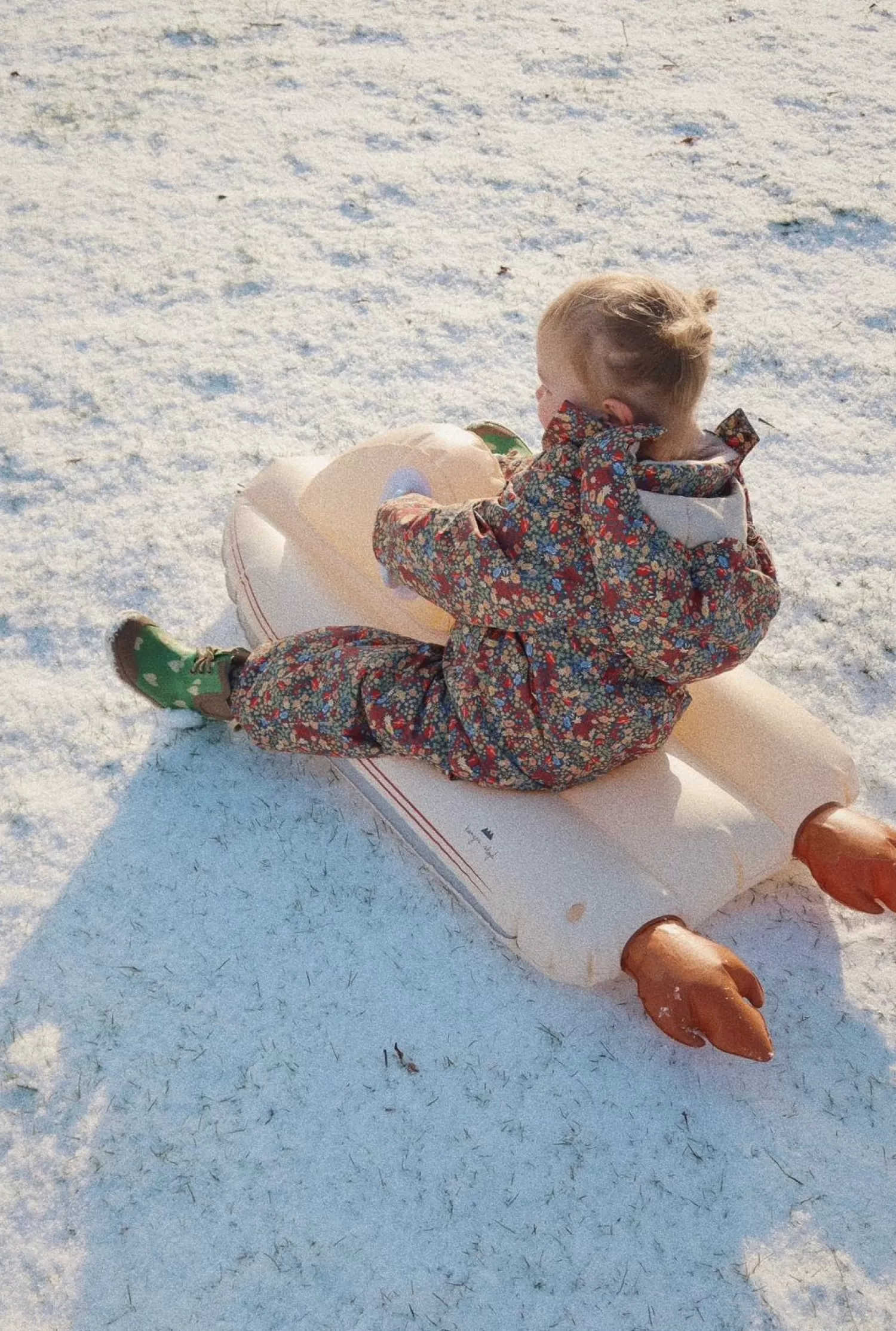 Konges Sløjd Oppustelig Snescooter - Cream Off White