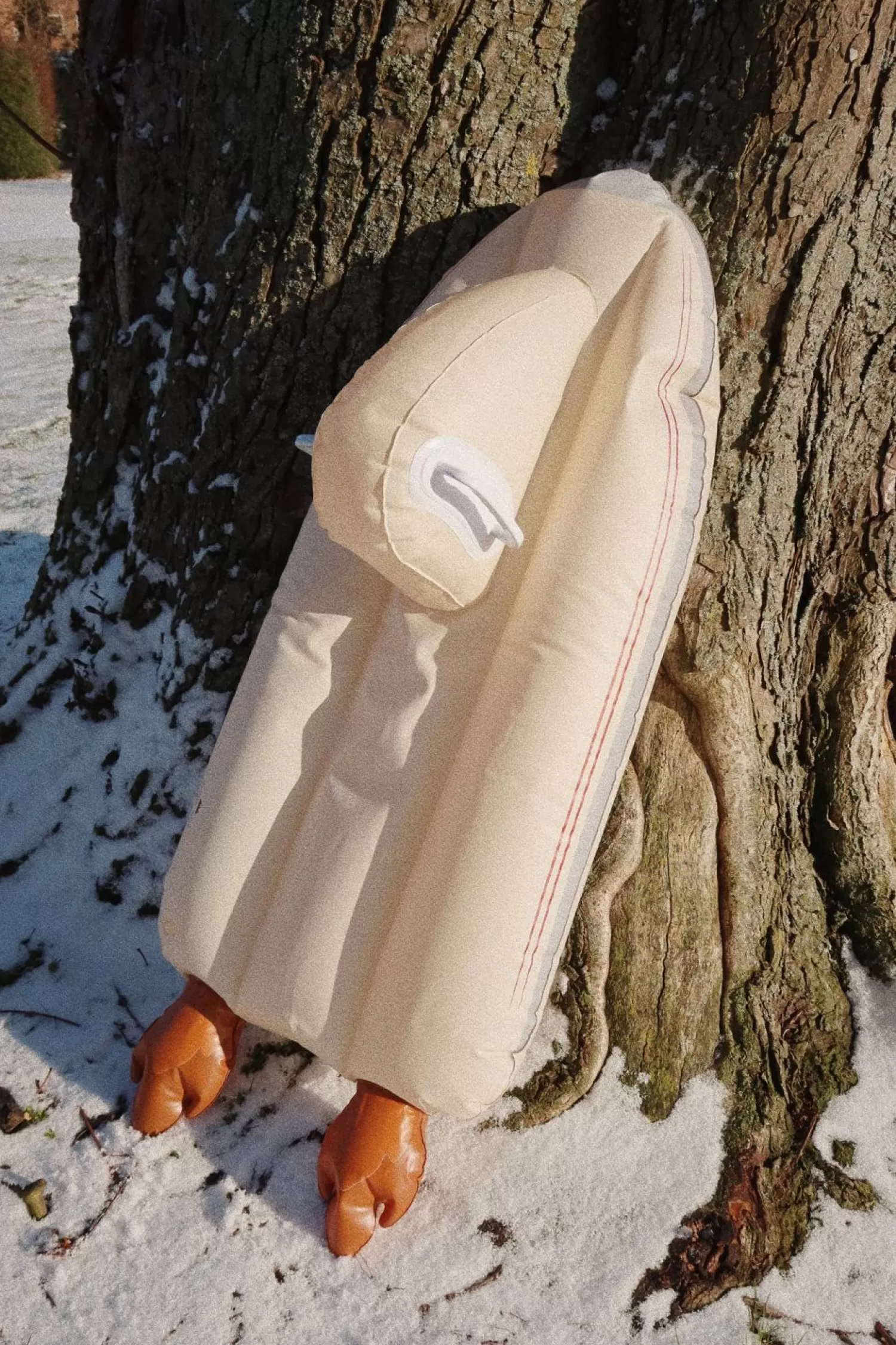 Konges Sløjd Oppustelig Snescooter - Cream Off White