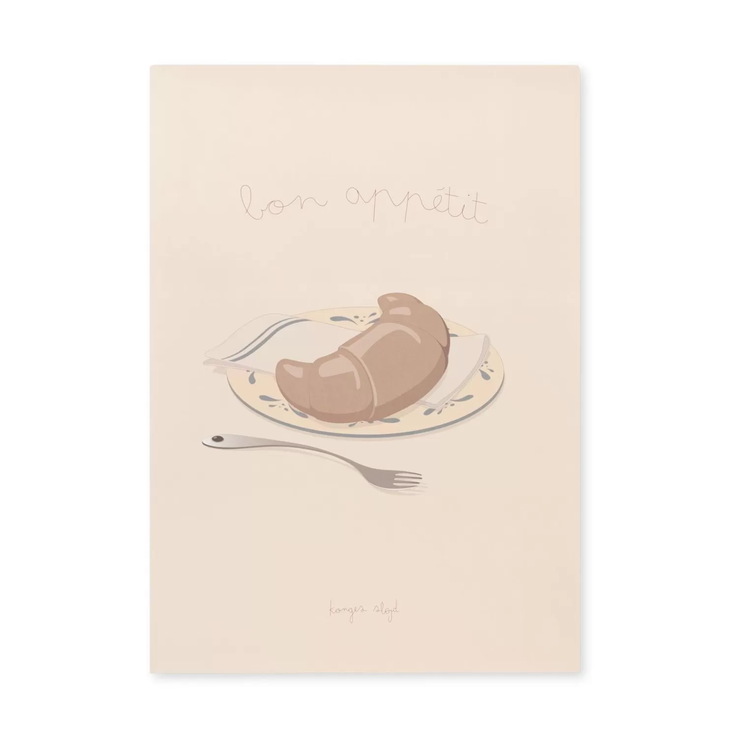 Konges Sløjd Plakat - Bon Appetit