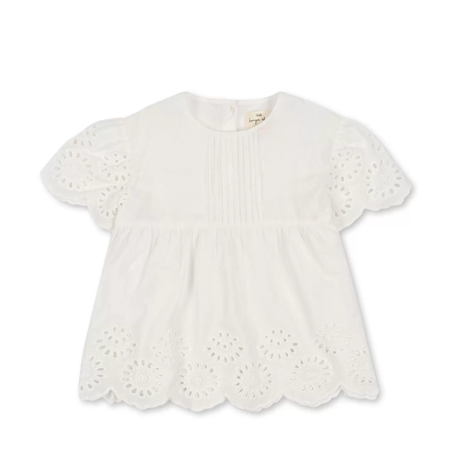 Born Konges Sløjd Posey Bluse - Optic White