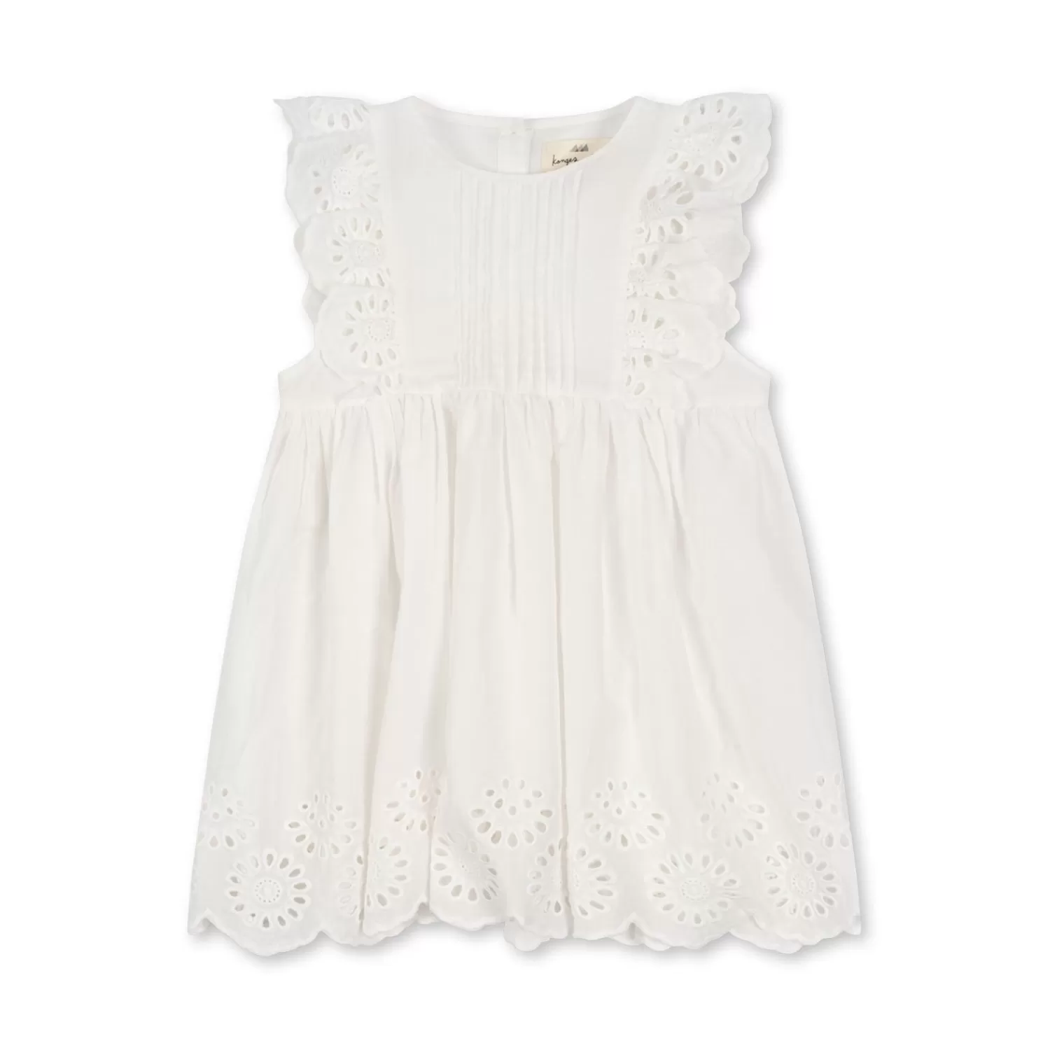 Born Konges Sløjd Posey Kjole - Optic White