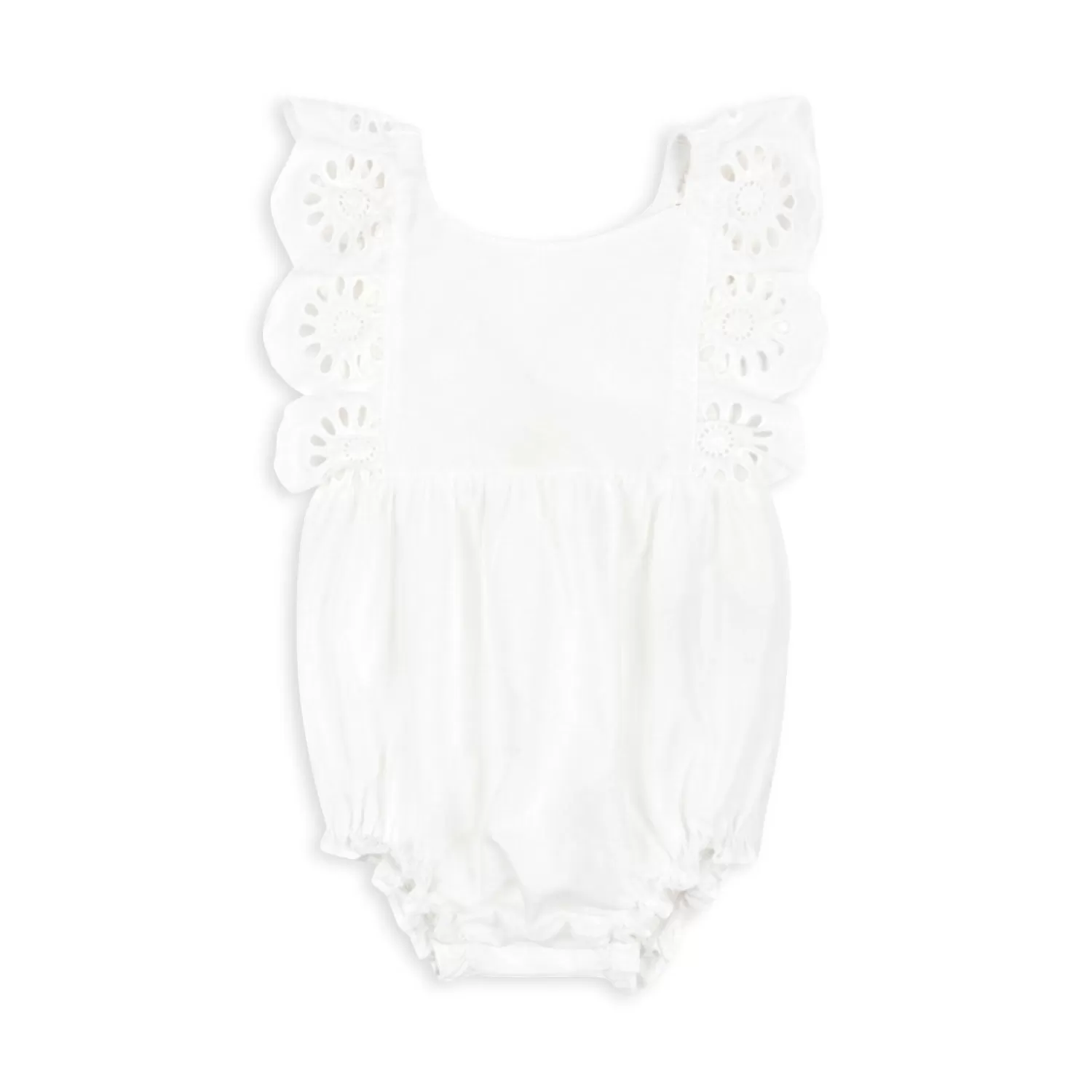 Born Konges Sløjd Posey Romper - Optic White