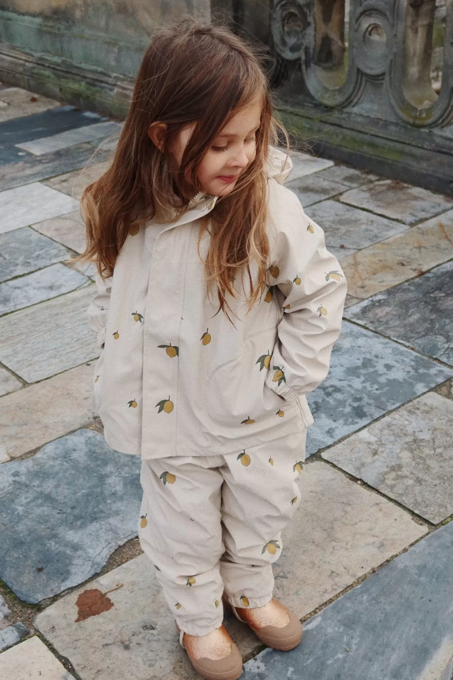 Born Konges Sløjd Rainy Palme Saet - Lemon
