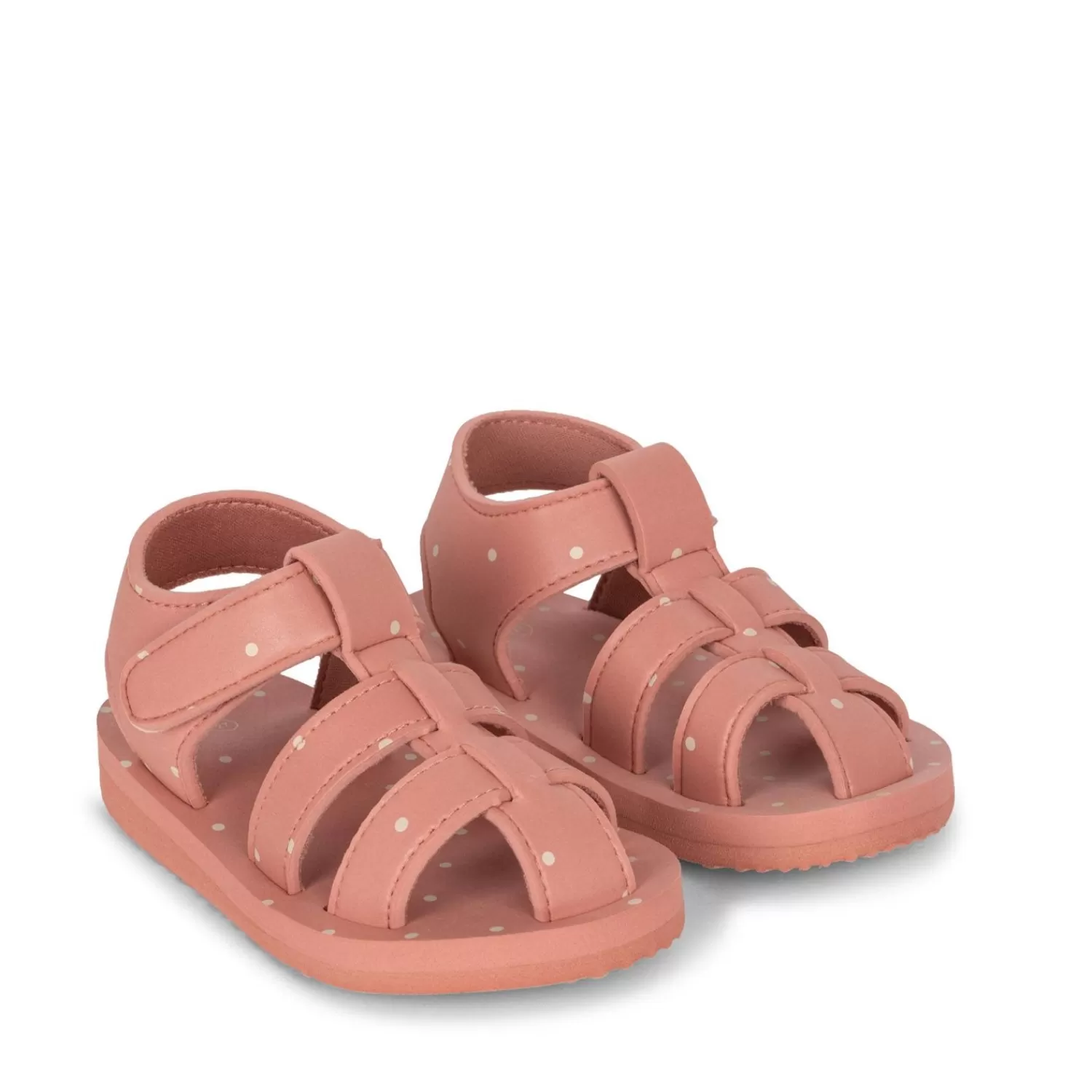 Born Konges Sløjd Sable Sandals - Mahogany Dot