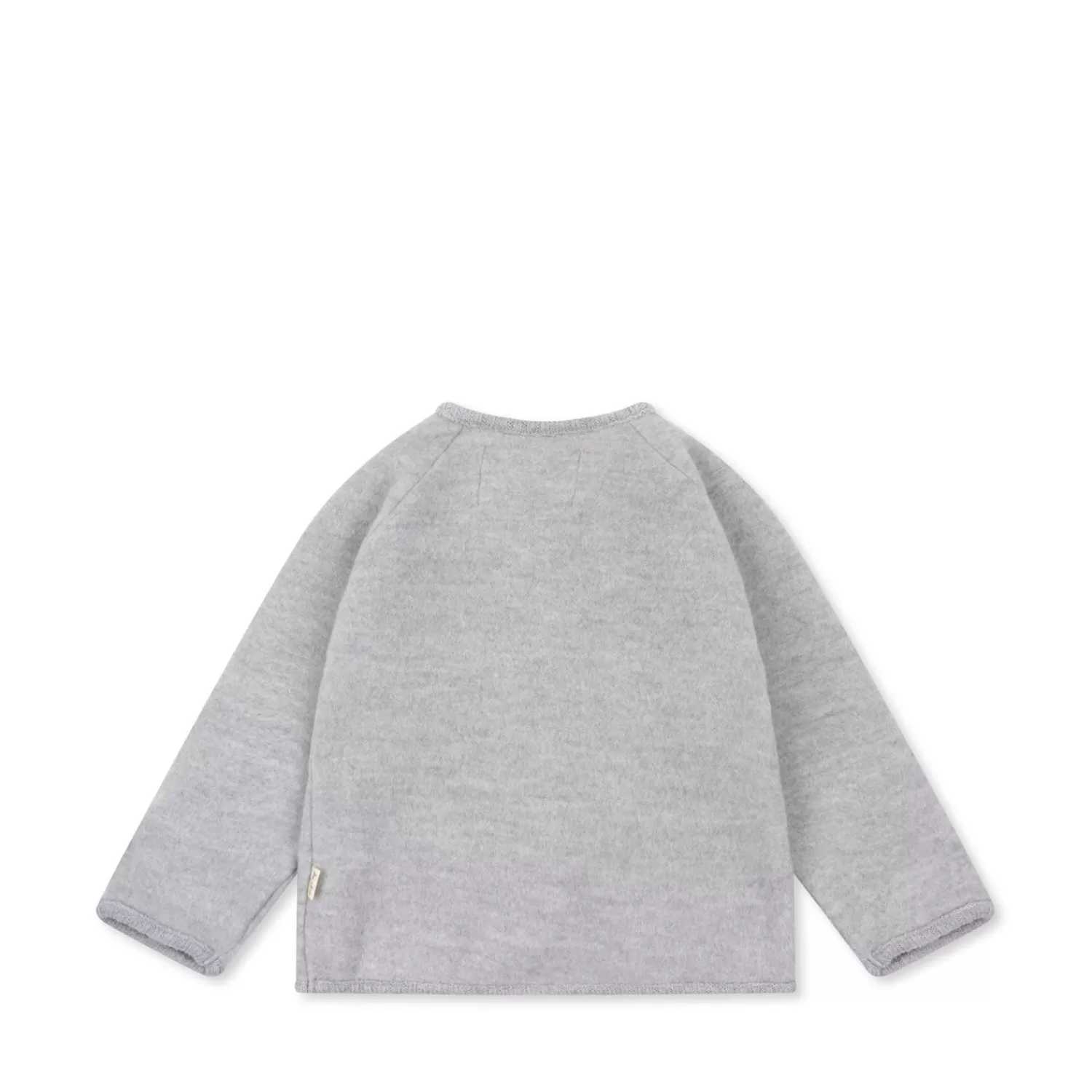 Born Konges Sløjd Saga Fleececardigan - Grey Melange