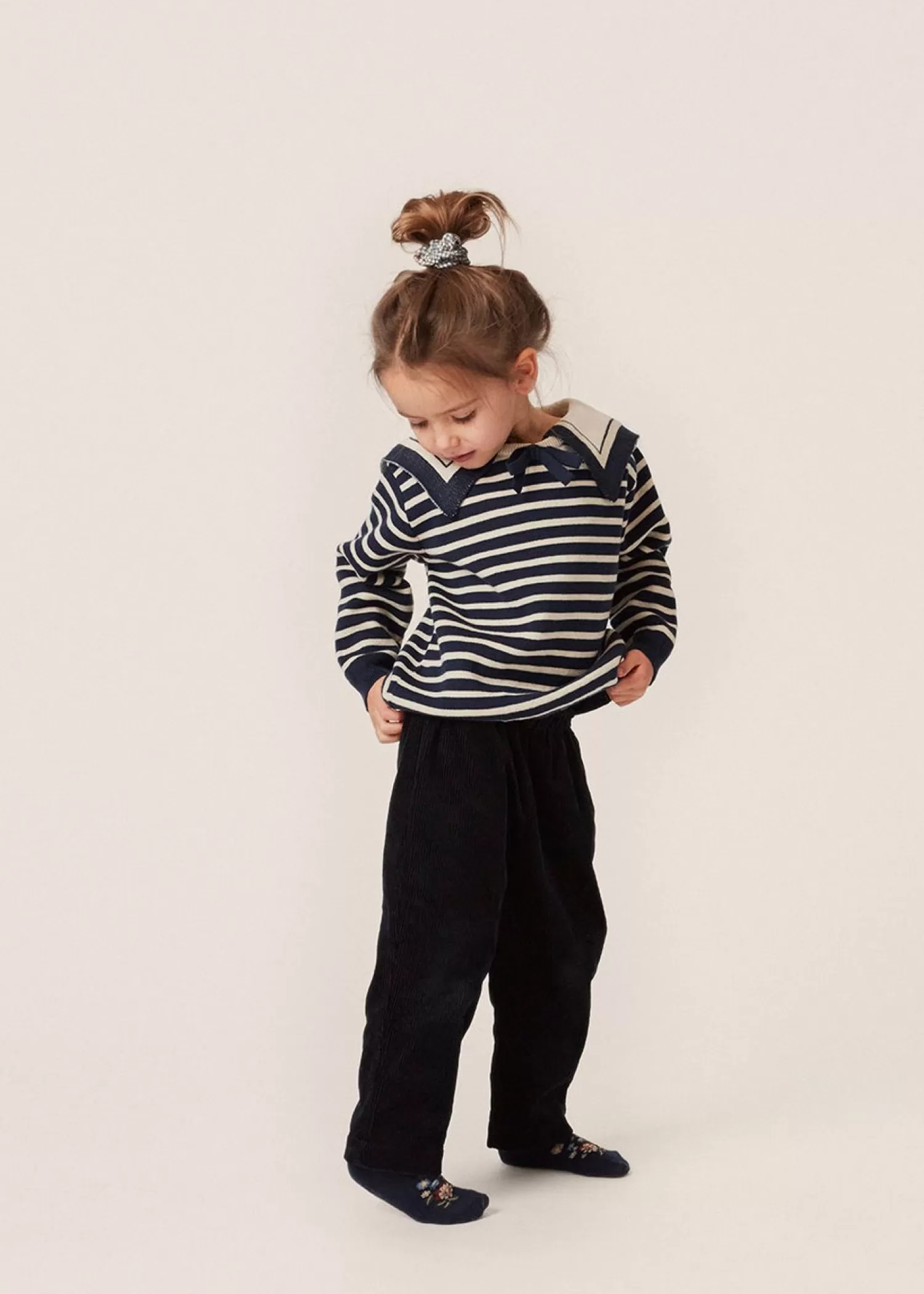 Born Konges Sløjd Seala Strikket Bluse - Blue Stripe