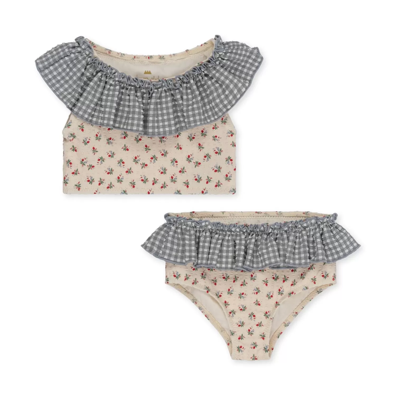 Born Konges Sløjd Seraphine Bikini - Fleur Tricolore