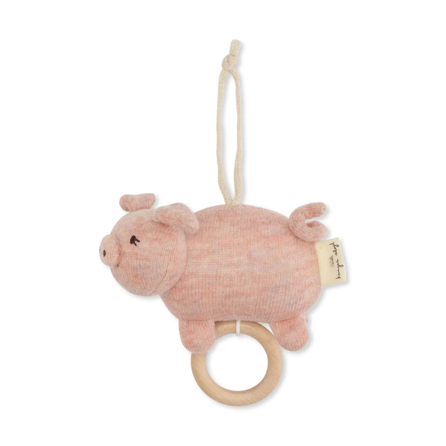 Konges Sløjd Strikket MusikLegetøj - Pig