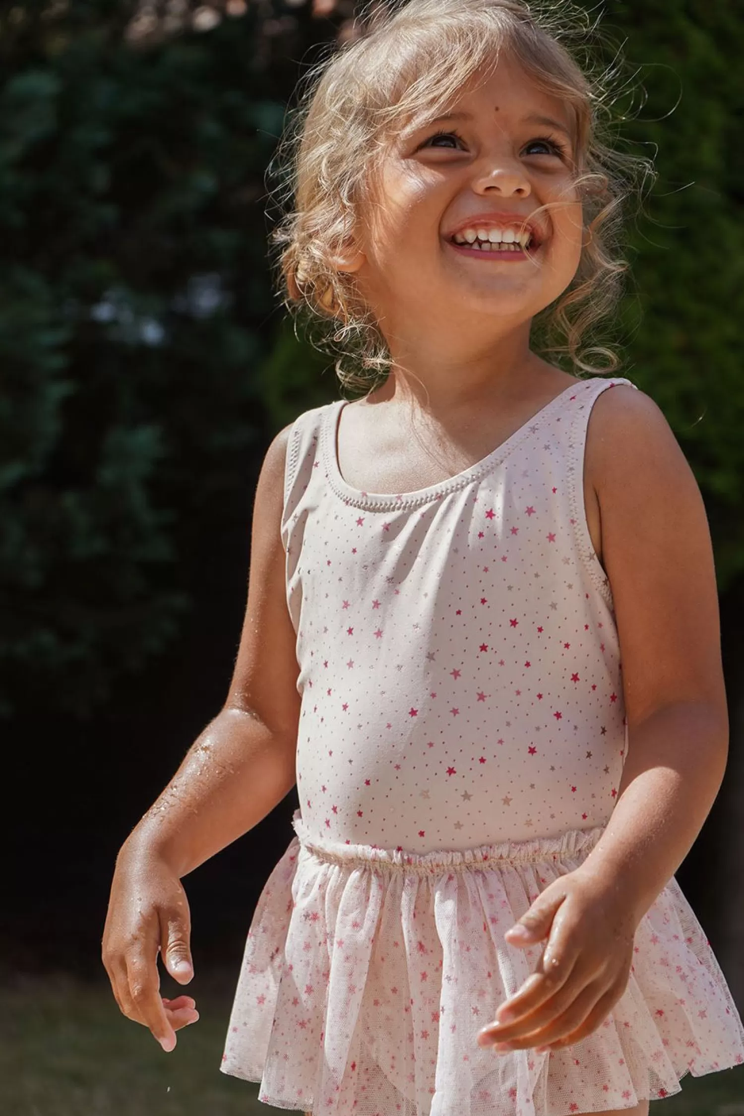 Born Konges Sløjd Strut Badedragt - Etoile Pink Sparkle