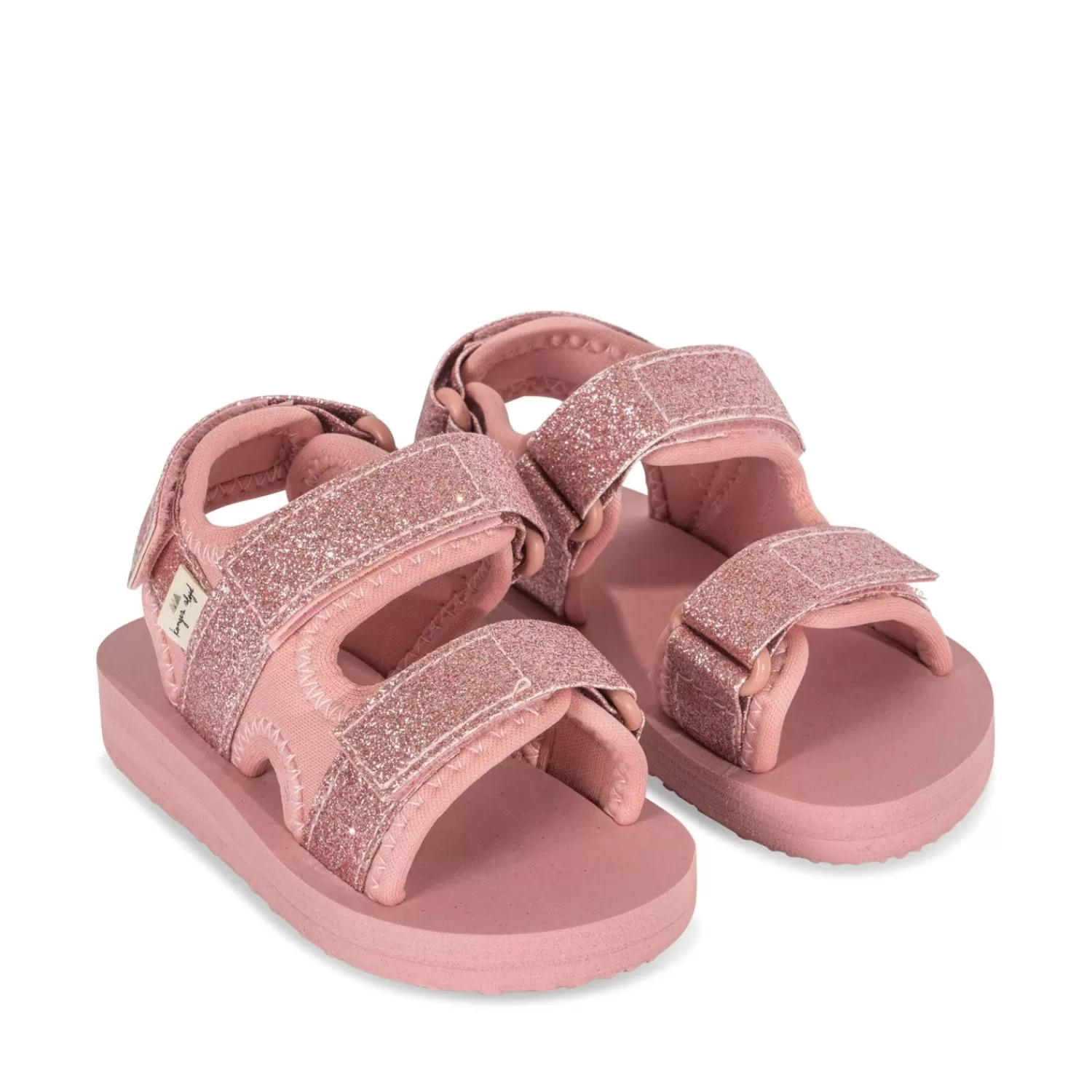 Born Konges Sløjd Sun Sandals Glitter - Mellow Rose
