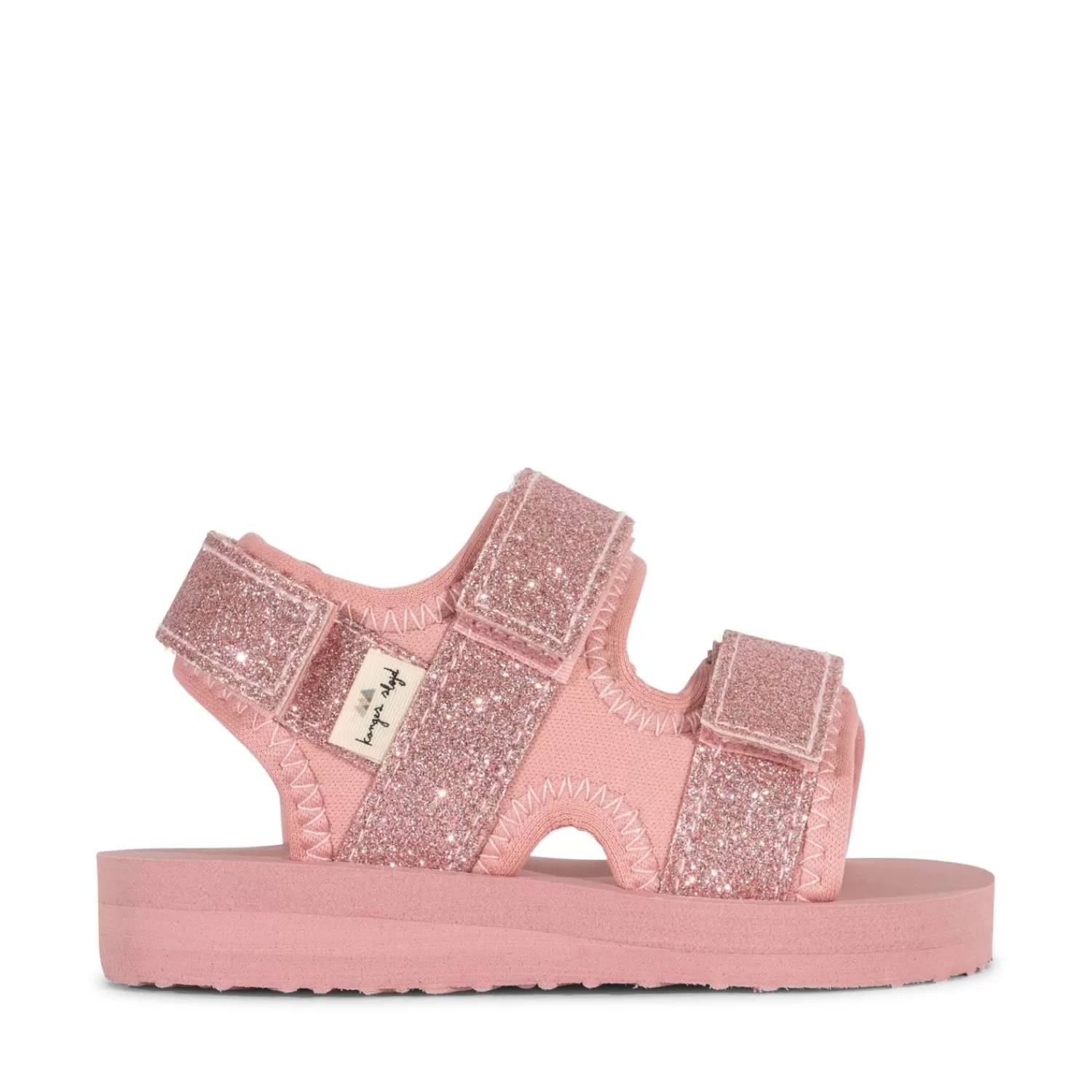 Born Konges Sløjd Sun Sandals Glitter - Mellow Rose