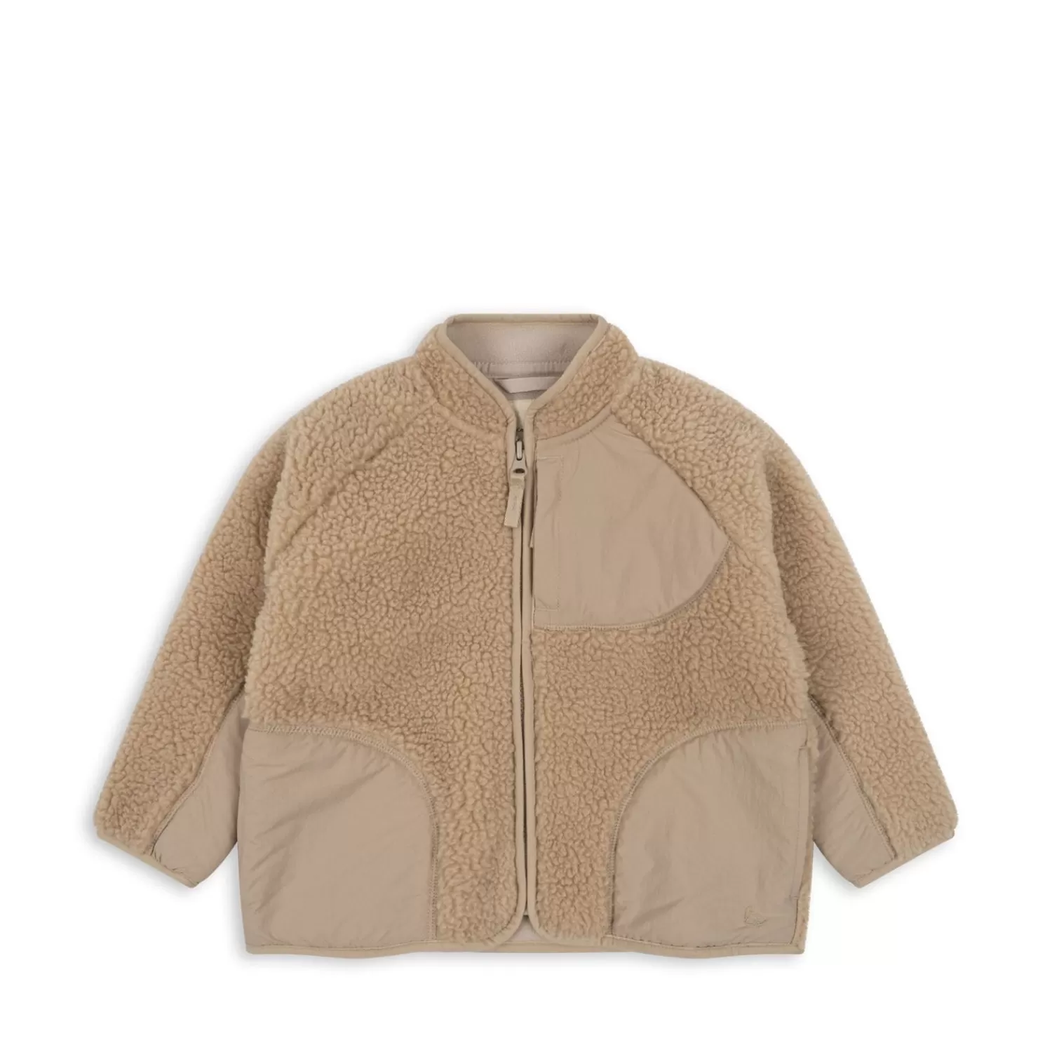 Born Konges Sløjd Teddy Cardigan - Oxford Tan