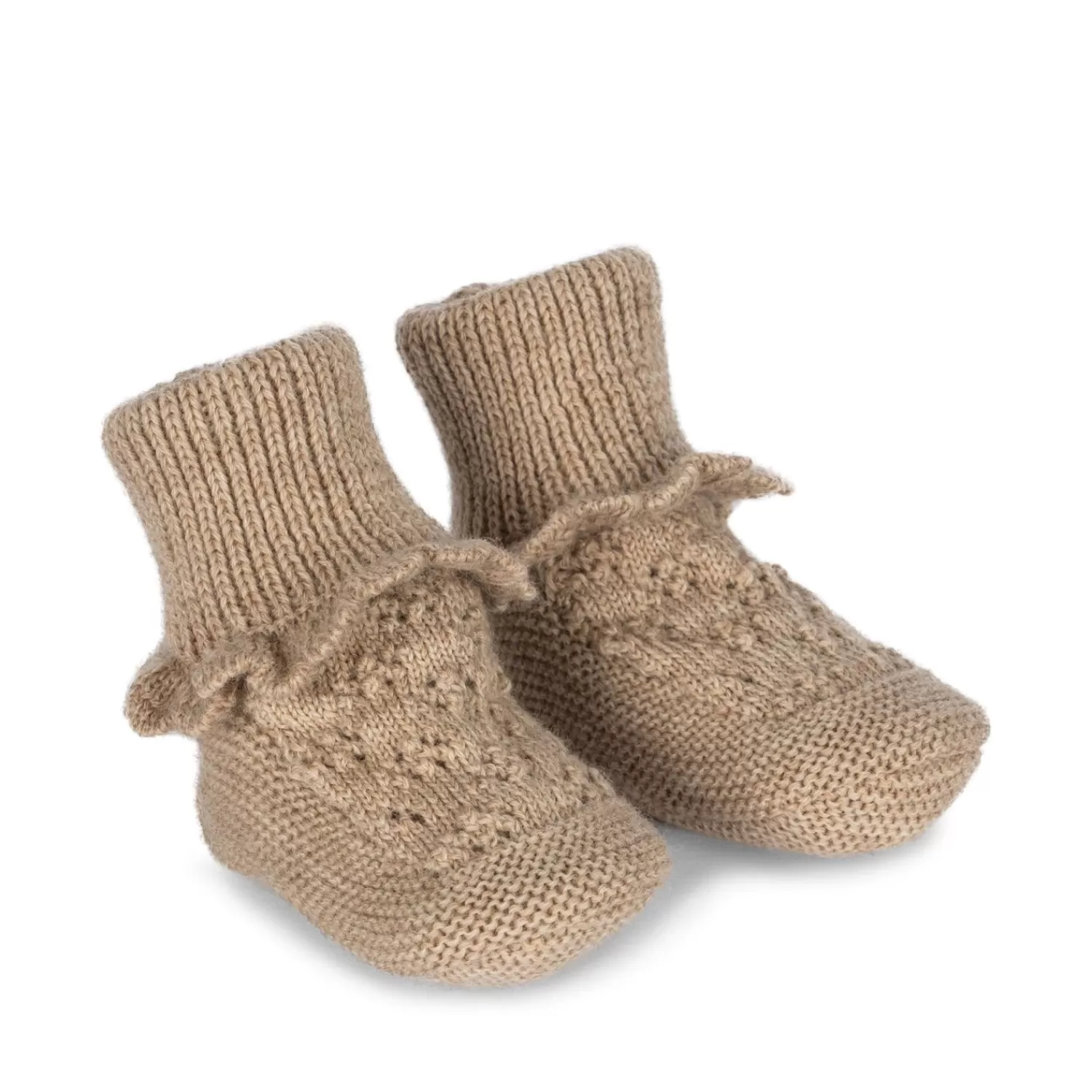 Born Konges Sløjd Tomama Futter Med Hulmonster - Beige Melange