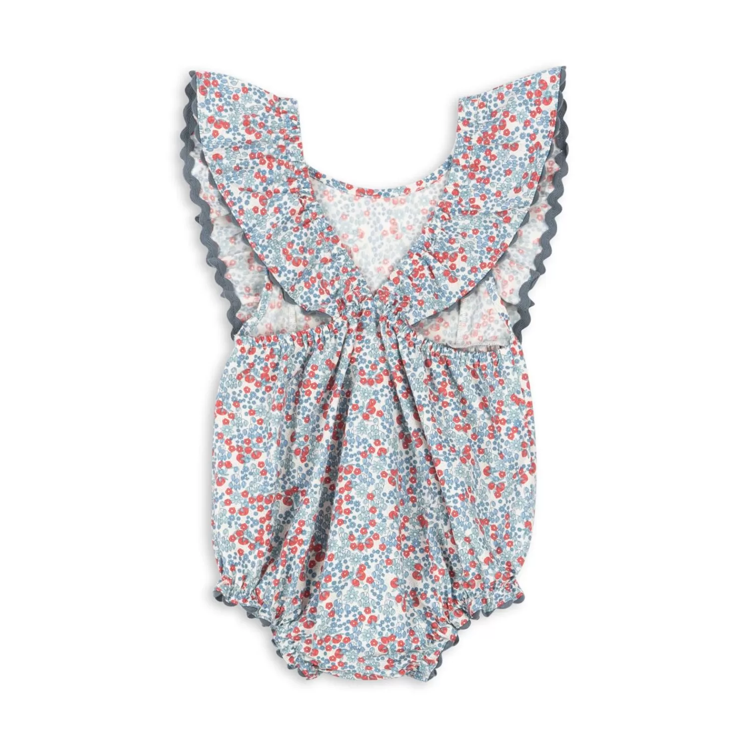 Born Konges Sløjd Verbena Romper - Bibi Blue